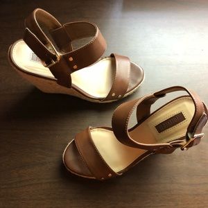 Forever 21 brown wedges